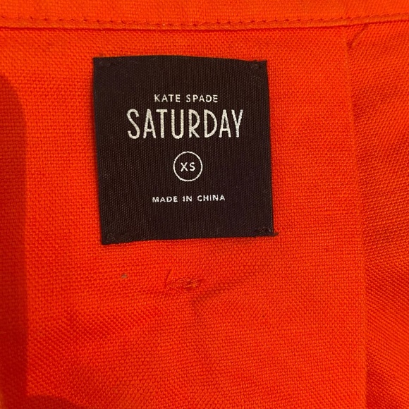 Kate Spade Saturday Orange Spring Jacket - Picture 6 of 6
